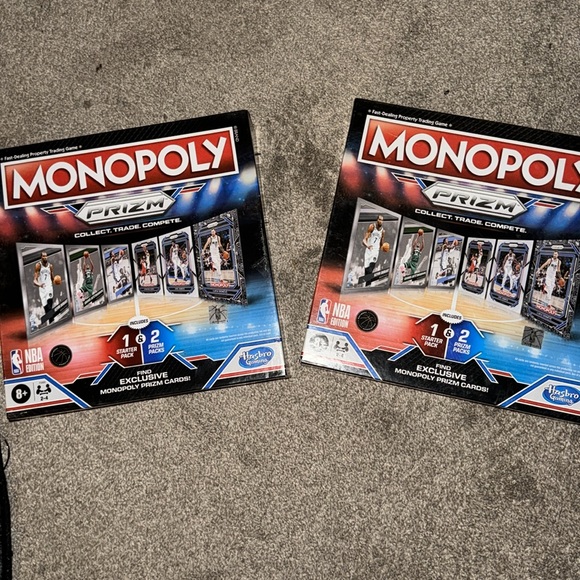 NBA Prizim Monopoly w / released original Monopoly HOLO Cards! - Picture 3 of 5